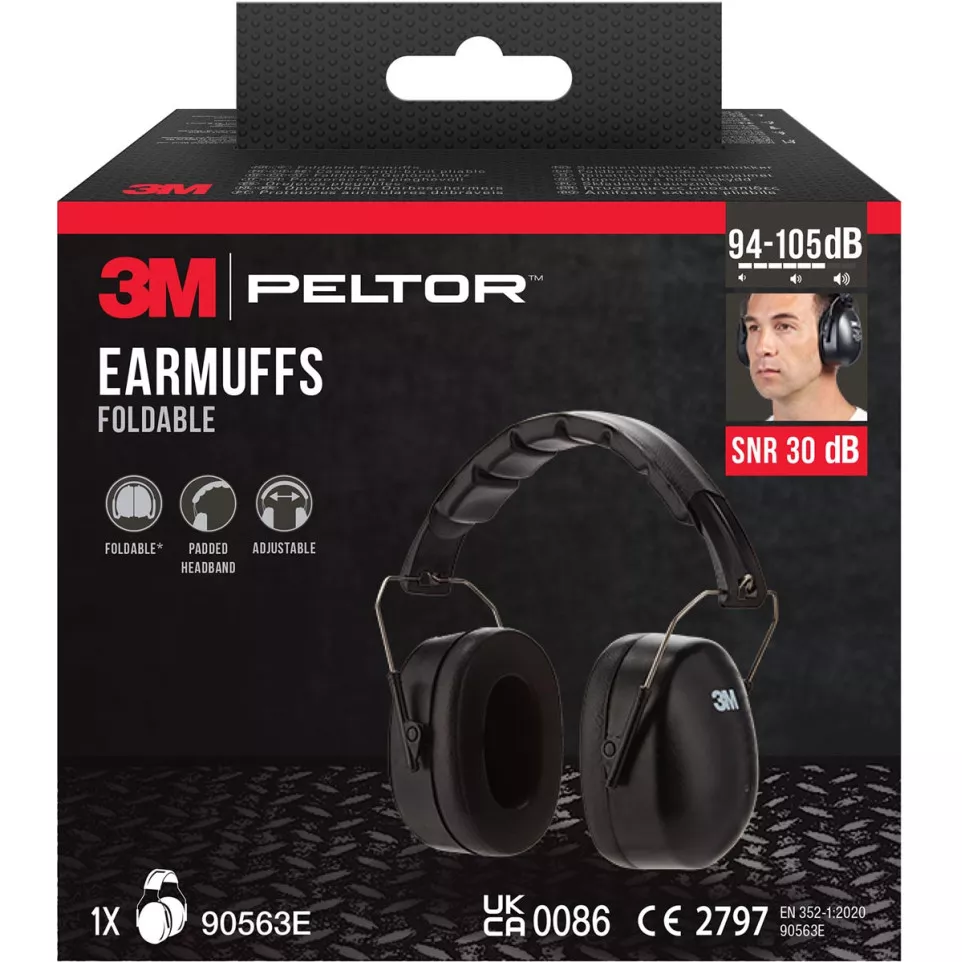 3M Peltor Foldable Headband Earmuffs...
