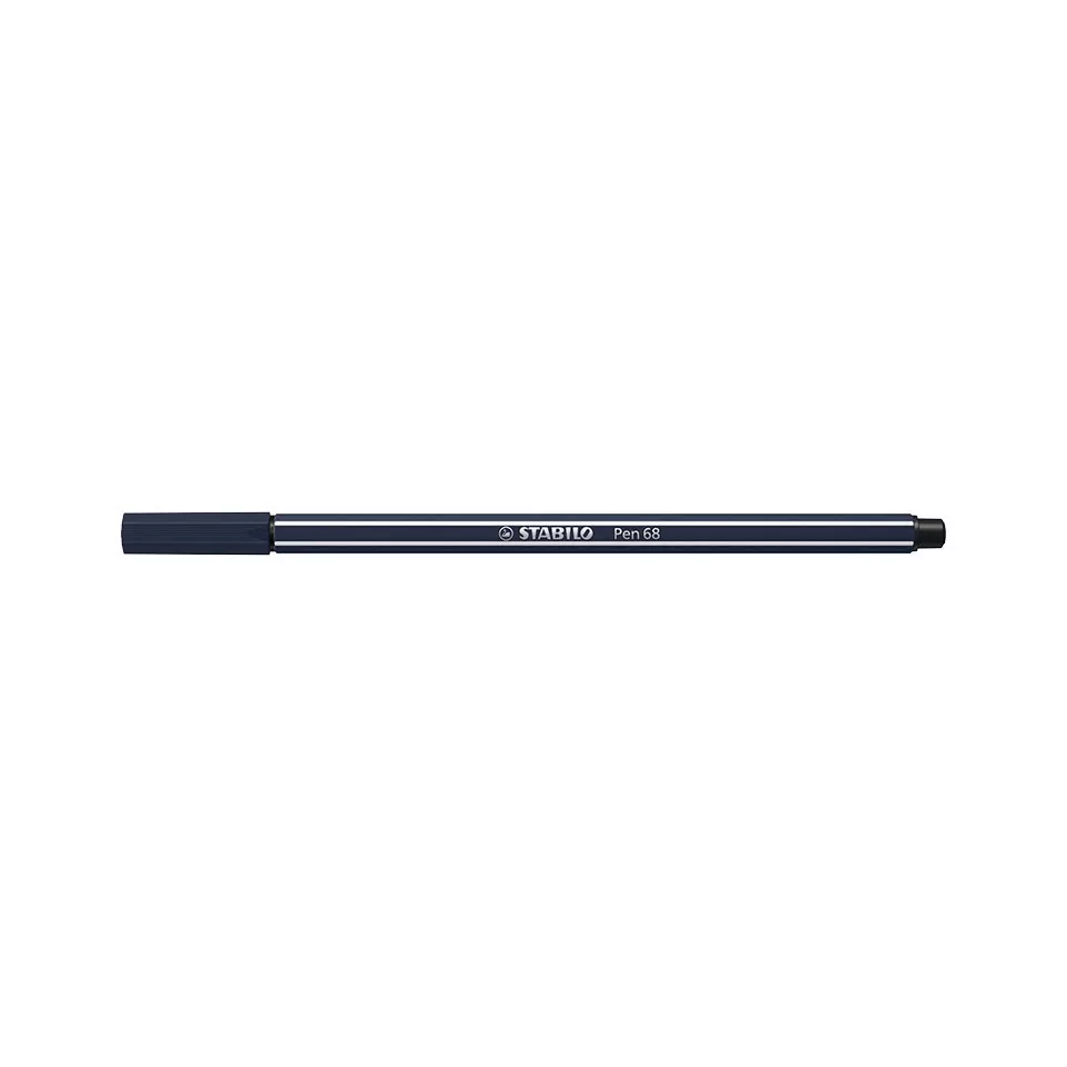 STABILO Pen 68 Felt Tip Pen Navy Blue