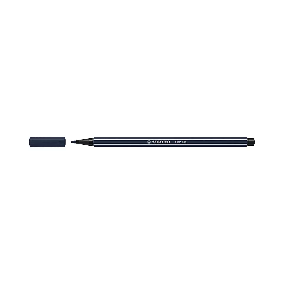 STABILO Pen 68 Felt Tip Pen Navy Blue