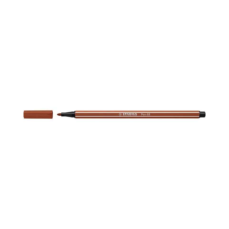 STABILO Pen 68 Felt Tip Pen Red-Brown