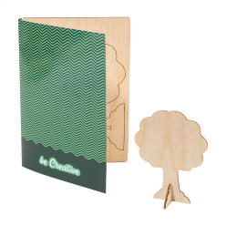 SendCraft blanc  carte postale puzzle personnalisée, arbre 