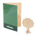 SendCraft wit  aangepaste puzzel ansichtkaart, boom 