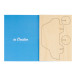 SendCraft white  custom puzzle postcard, car 
