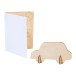 SendCraft blanc  carte postale puzzle personnalisée, voiture 