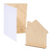 SendCraft blanc  carte postale puzzle personnalisée, maison 