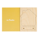 SendCraft blanc  carte postale puzzle personnalisée, maison 