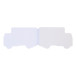 CreaStick Truck white  custom sticky notepad 