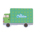 CreaStick Truck wit  custon made sticky notitieblok 