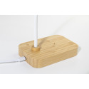 VoltGlow natuurlijk wit bureaulamp met draadloze oplader 
