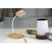 VoltGlow natuurlijk wit bureaulamp met draadloze oplader 