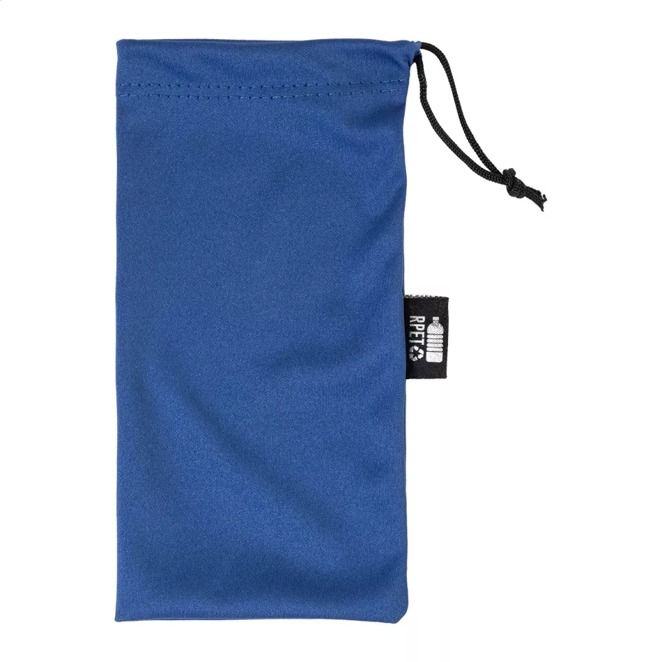 Pousun blue  RPET sunglasses case 