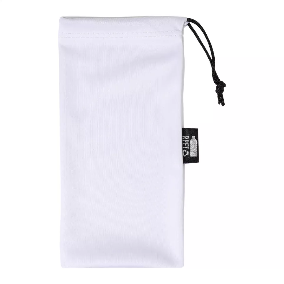 Pousun white  RPET sunglasses case 
