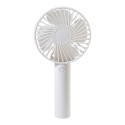 Chillmax white  RPP rechargeable hand fan 