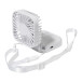 Aerofold white  RABS rechargeable hand fan 