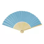 Repper licht blauw  RPET handwaaier 