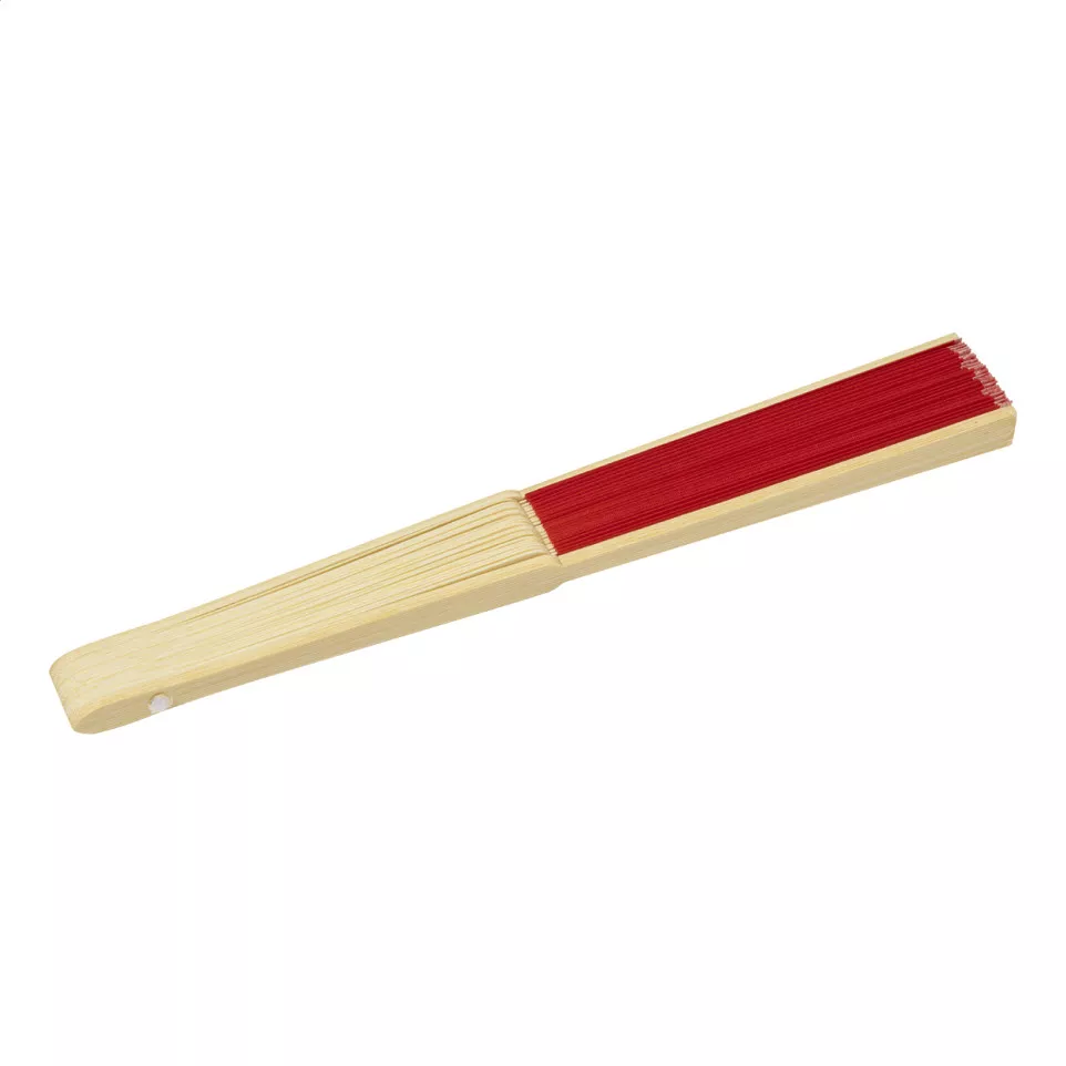 Repper red  RPET hand fan 