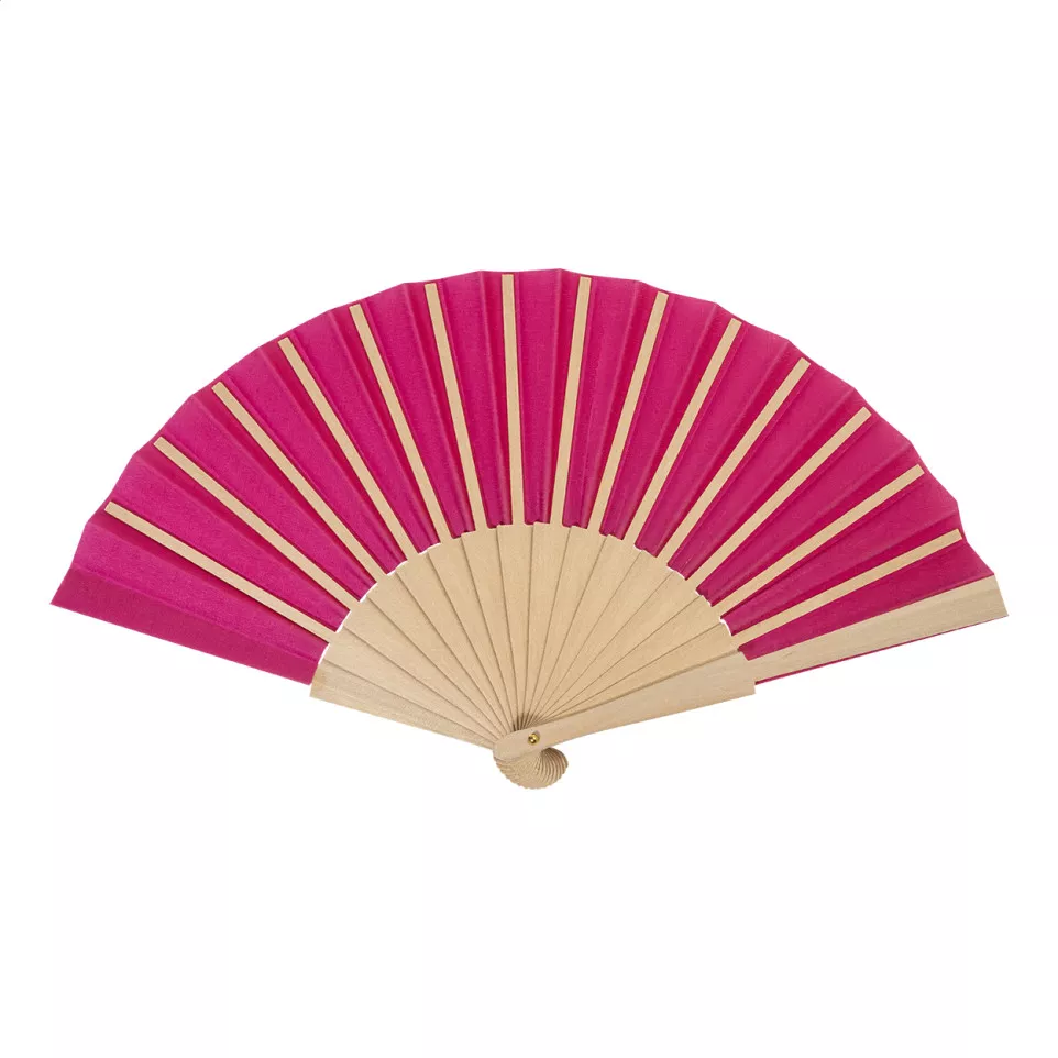 Solana pink  RPET hand fan 