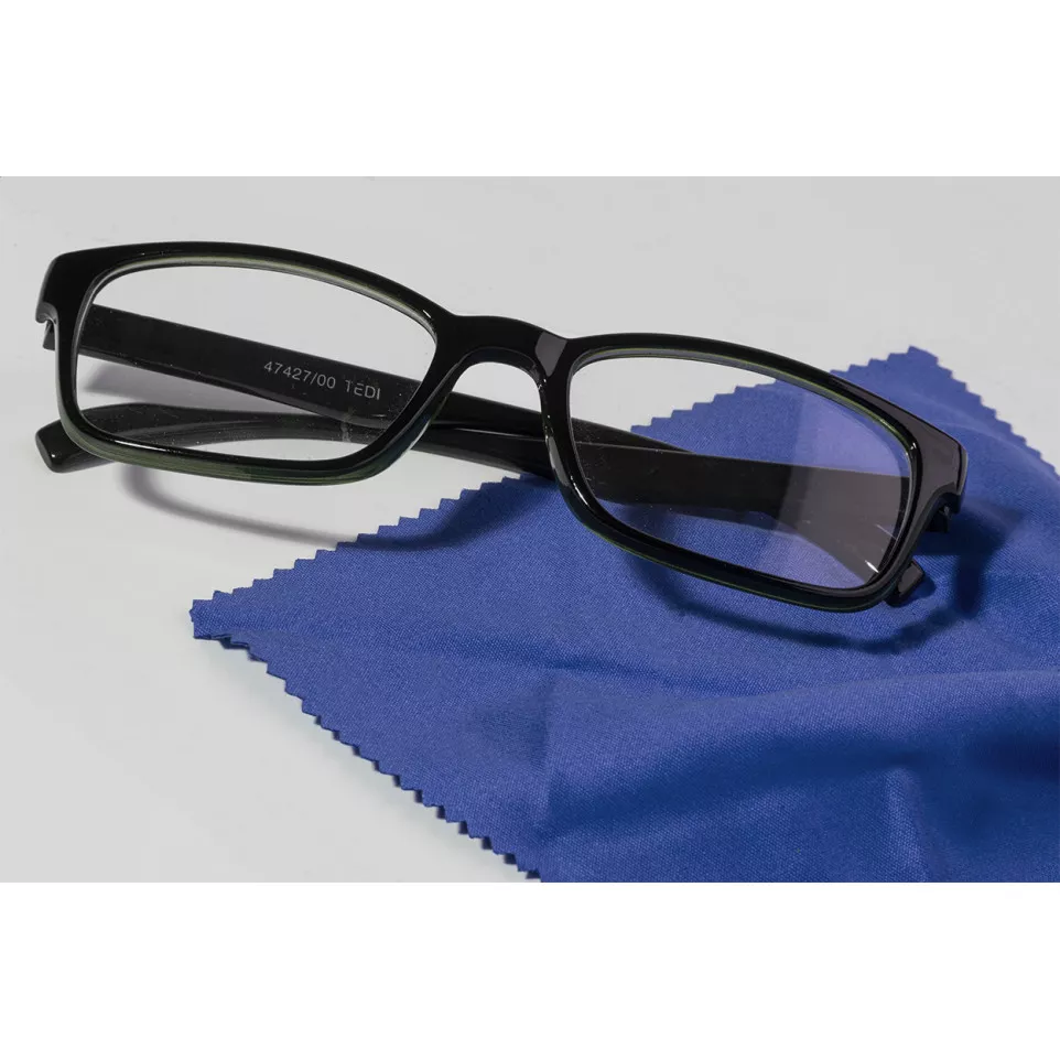 Cleango bleu  Essuie-lunettes en RPET 