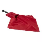 Cleango rood  RPET reinigingsdoekje 