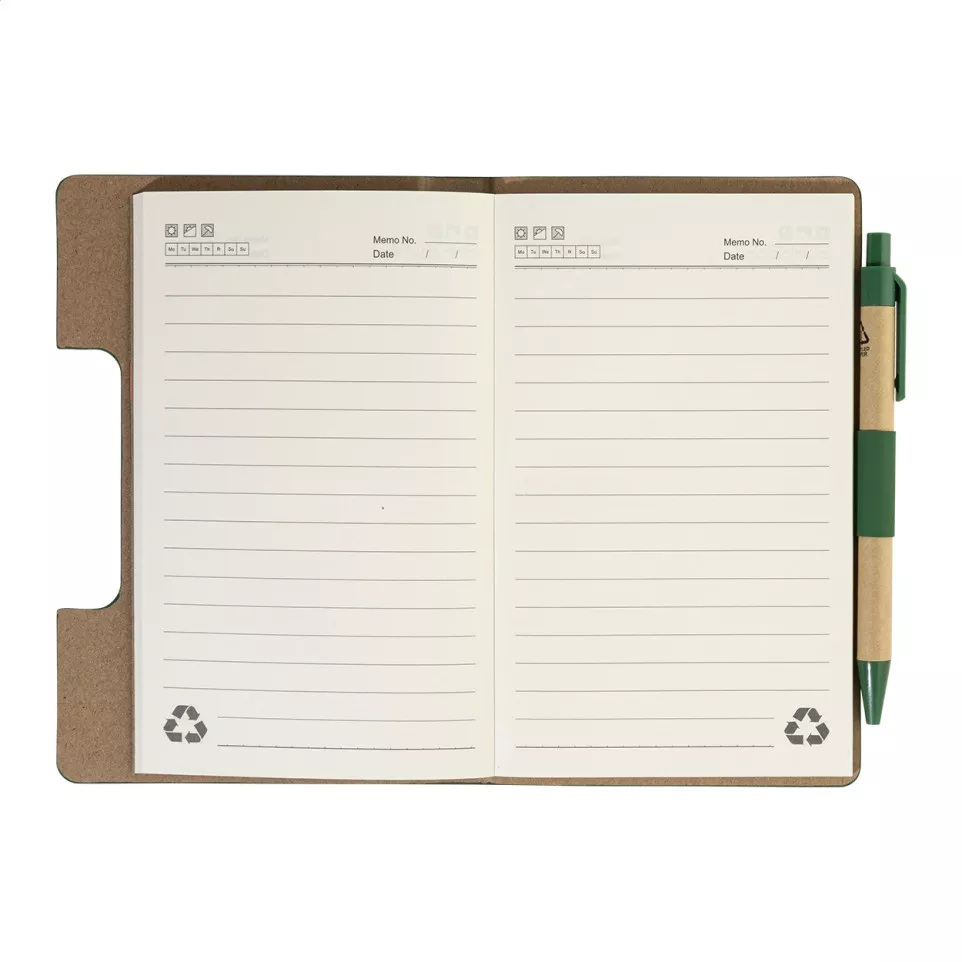 Metpuk vert  Carnet de notes en RPU 