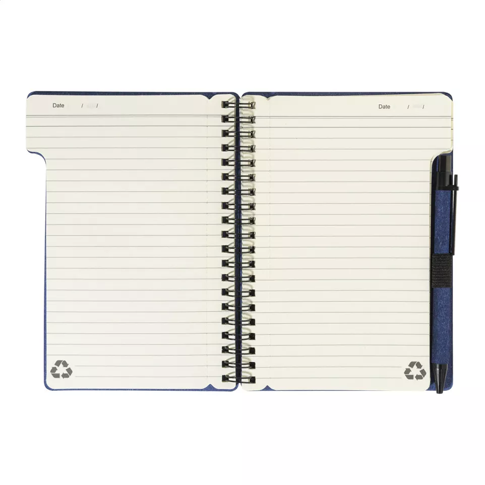 Balsamea blue  notebook 