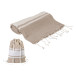 Tortuga natural  recycled cotton beach towel and drawstring bag 