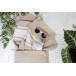 Tortuga natural  recycled cotton beach towel and drawstring bag 