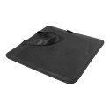 League black  RPET stadium cushion 