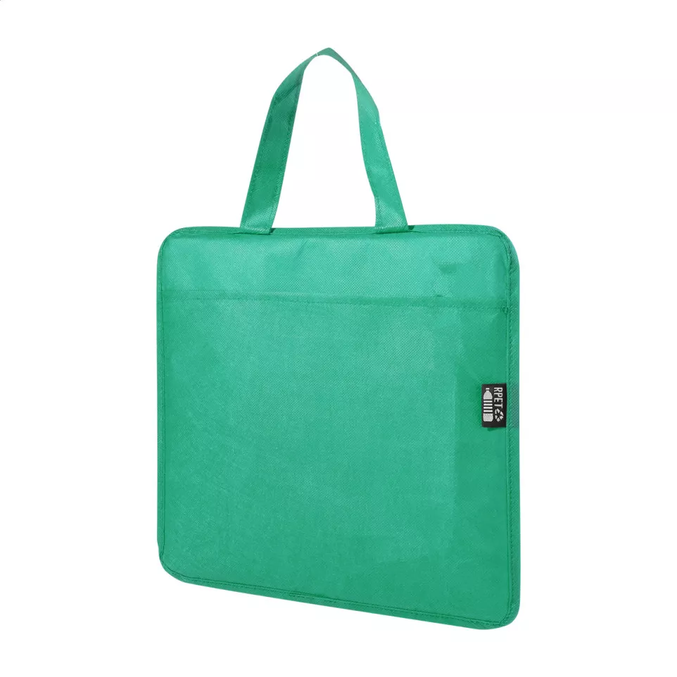 League vert  Coussin de stade en RPET 
