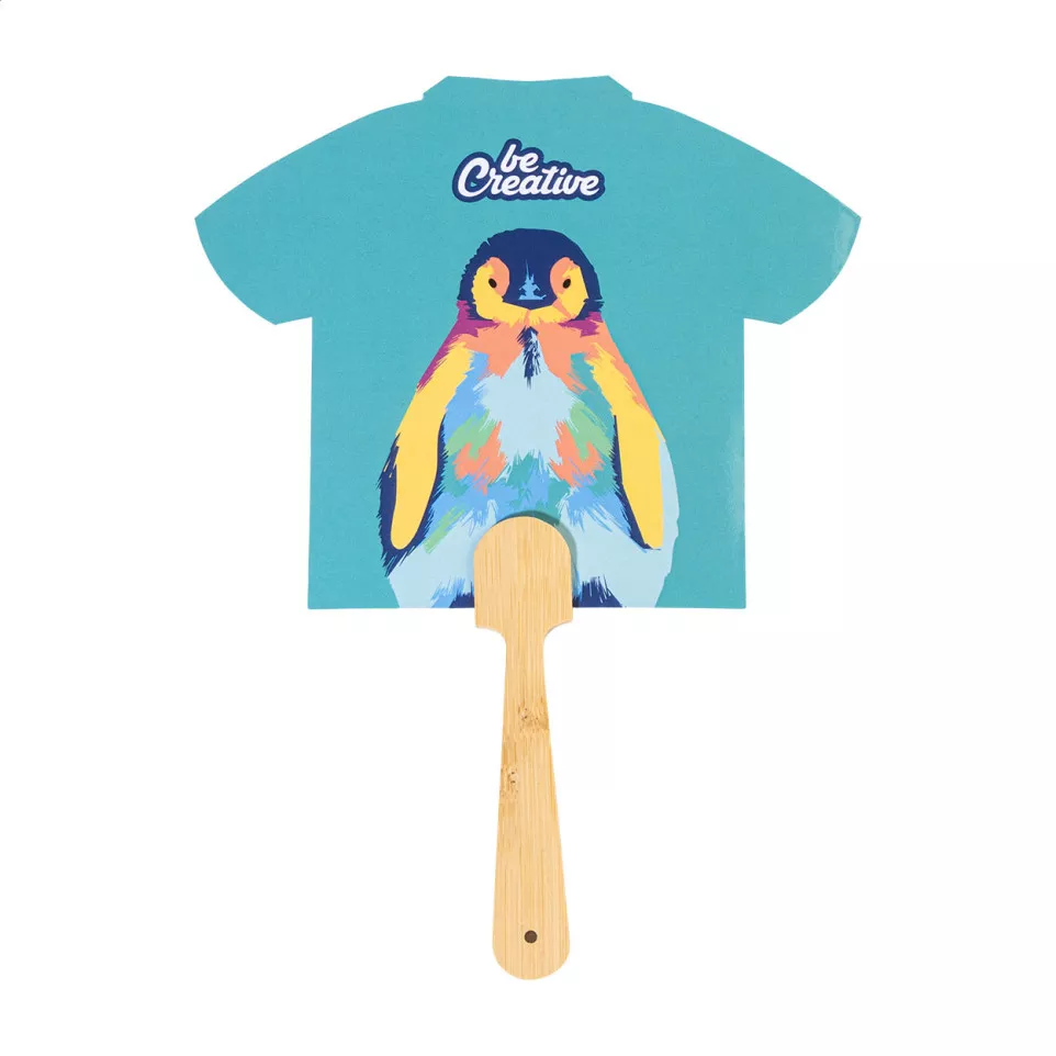 Digibreeze Boo white  custom hand fan 
