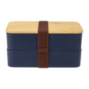 Satay donker blauw  lunchbox 