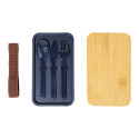 Satay donker blauw  lunchbox 