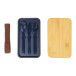 Satay donker blauw  lunchbox 