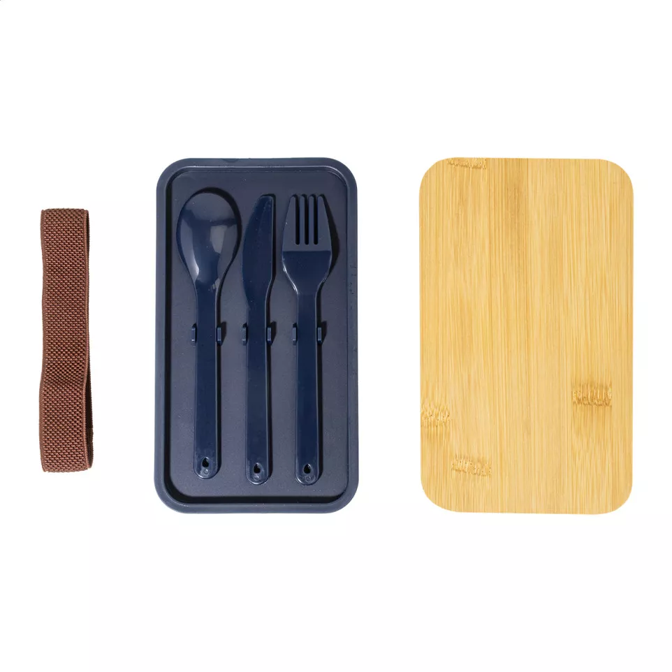 Satay donker blauw  lunchbox 