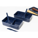 Satay donker blauw  lunchbox 