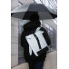 Radians XL black  reflective RPET umbrella 