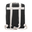 Rekan Back noir  Sac à dos en toile recyclée 