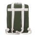 Rekan Back groen  gerecyclede canvas rugzak 