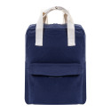 Rekan Back blauw  gerecyclede canvas rugzak 