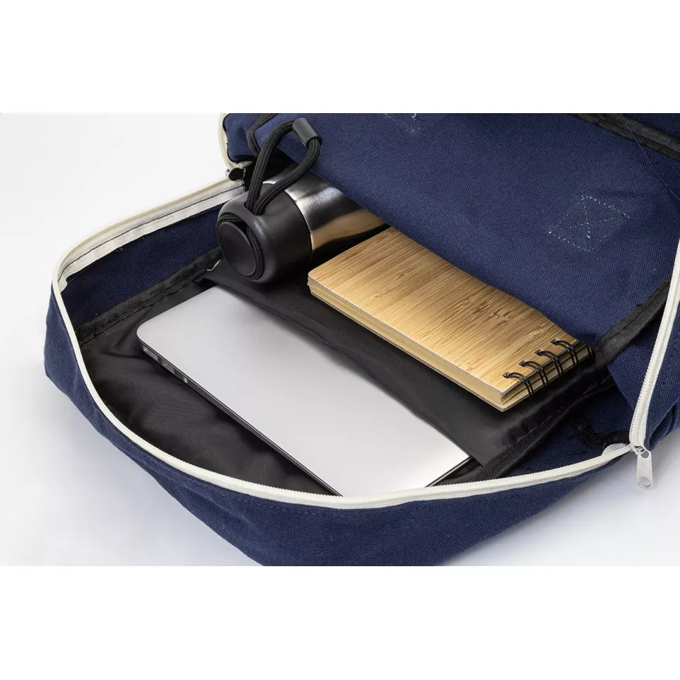Rekan Back blauw  gerecyclede canvas...