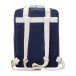 Rekan Back blauw  gerecyclede canvas rugzak 