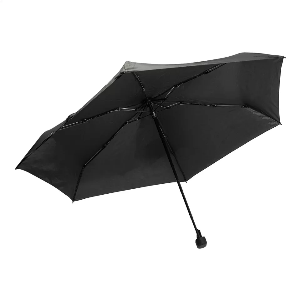 Fractus zwart  mini RPET paraplu 
