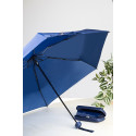 Fractus donker blauw  mini RPET paraplu 