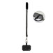 CuffStand noir  Bracelet support pour téléphone portable en RPET 