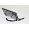 CuffStand blanc  Bracelet support pour téléphone portable en RPET 