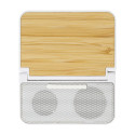 Hobofi blanc  Haut-parleur chargeur sans fil en RABS 