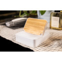 Hobofi blanc  Haut-parleur chargeur sans fil en RABS 
