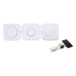 FolCharge blanc  Chargeur sans fil 3 en 1 en RABS 