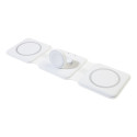 FolCharge blanc  Chargeur sans fil 3 en 1 en RABS 
