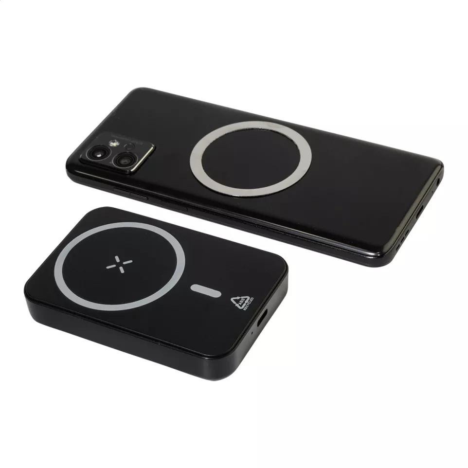 Rabobank FastMag zwart  RABS powerbank 